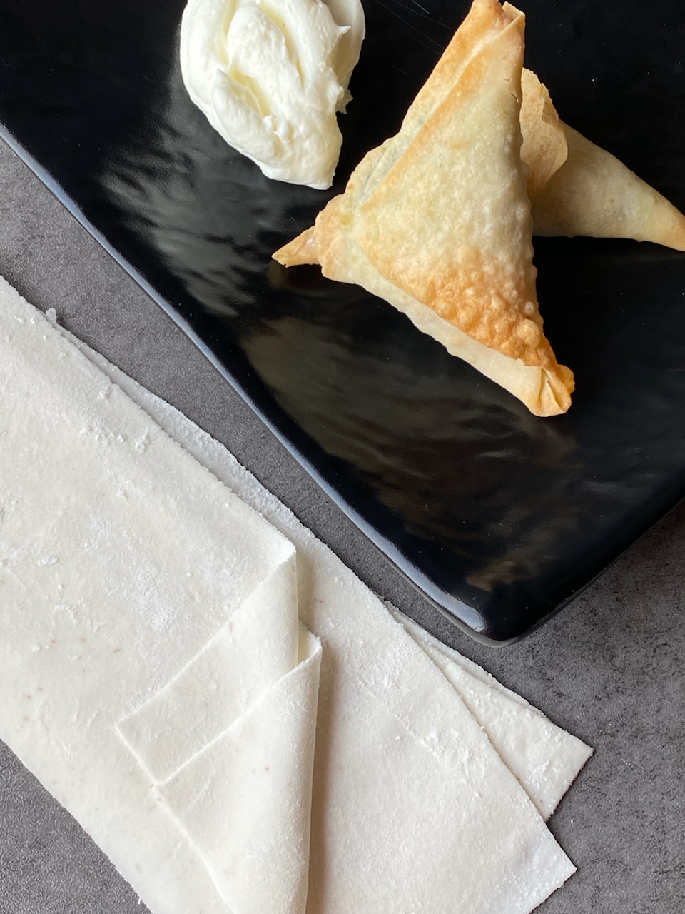 Samosa with filling 